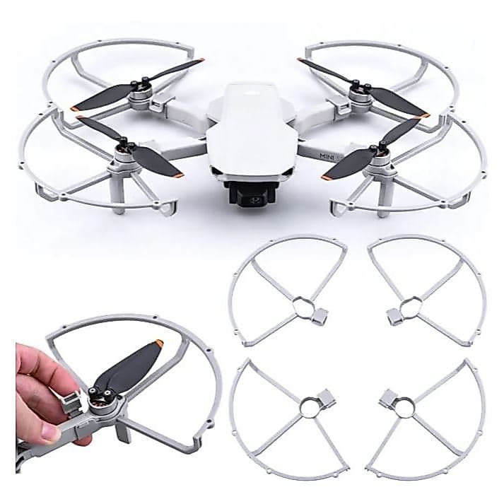 Protetor De Hélices Drone Dji Mini 2 Mavic Mini E Mini Se Cinza