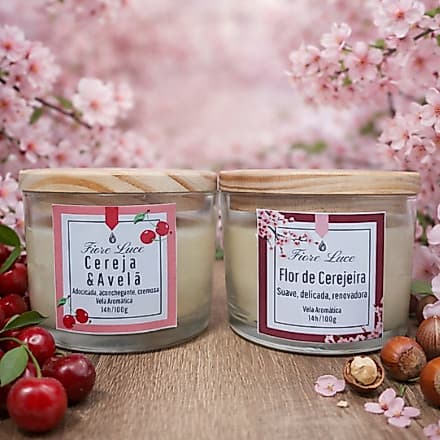 Velas Aromáticas 100g Perfumadas • Presente Ideal • Aroma Intenso • Envio Rápido • Lavanda • Velas Decorativas