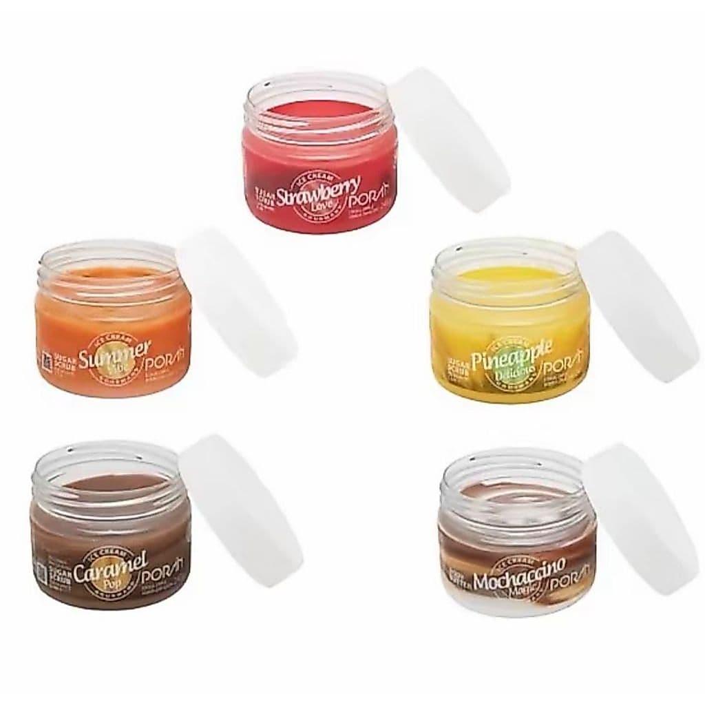 ✨🍨 Esfoliante Corporal Sugar Scrub Porán – Napolitano ou Pistache 💖🧴