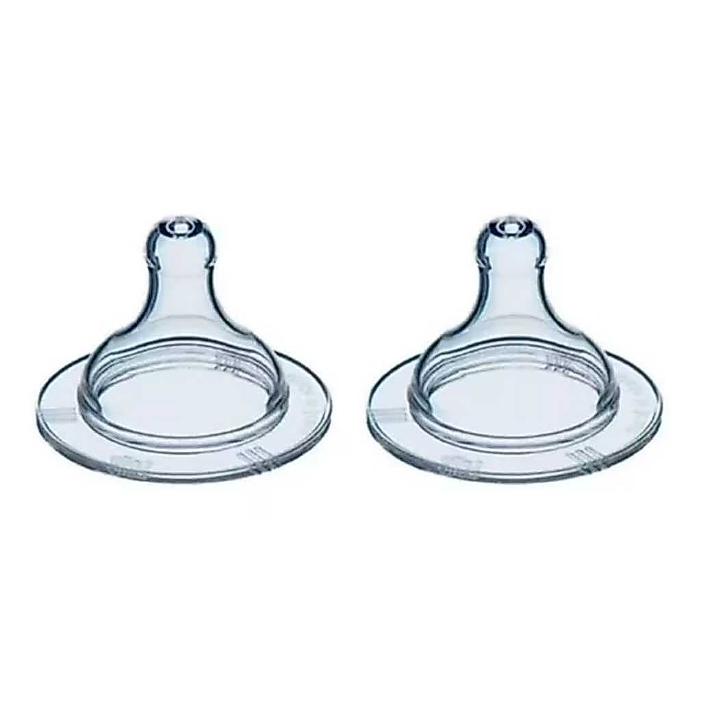 Kit Com 2 Bicos BIG De Mamadeiras Universais 100% De Silicone