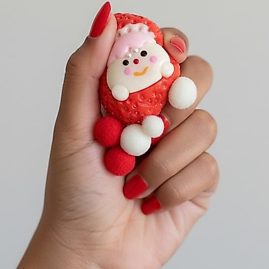 Squishy Morango Moranguinho Comida Brinquedo Massinha Squeeze Divertido Macio Fofinho Fufu Taba Squishy Taba