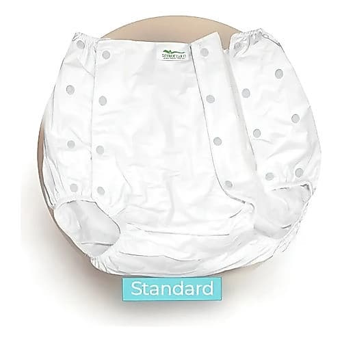 Calça Plástica Geriátrica C/botão Plást. Impermeável Senior