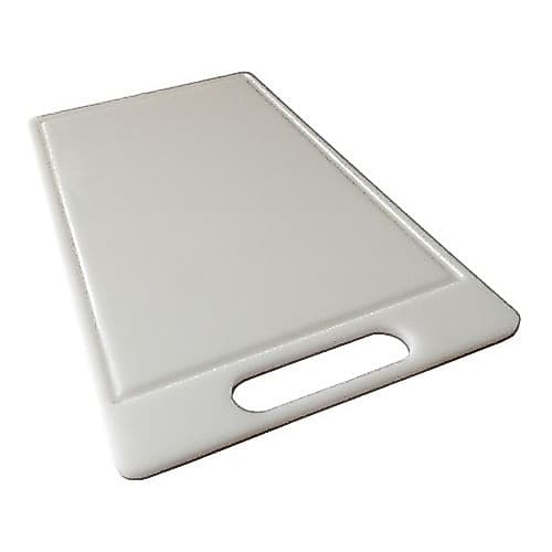 Tábua Placa De Polietileno Carnes 50x30 Canaleta E Pegador