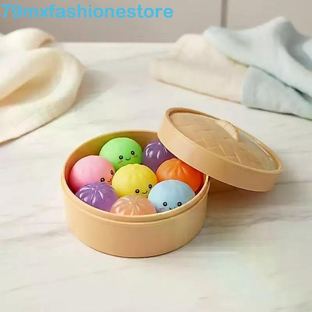 Pão De Cristal Mole MXFASHIONESB , Bolinhos Macios E Espremíveis Fofos , Com Brinquedo Sensorial De Inquietação A Vapor