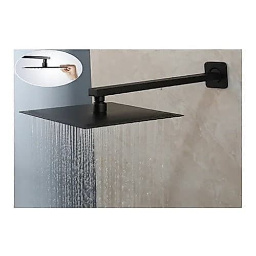 Ducha Quadrada Chuveiro Luxo Quadrado Com Braço 40cm