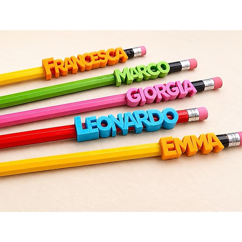 Kit com 20 ponteiras para lápis personalizado