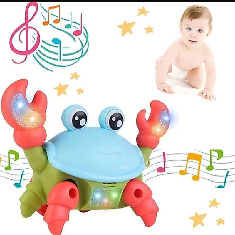 Caranguejo Fujão Brinquedo Infantil Estimula Engatinhar
