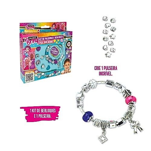 MK24 Kit de Pulseiras e Berloques Infantil