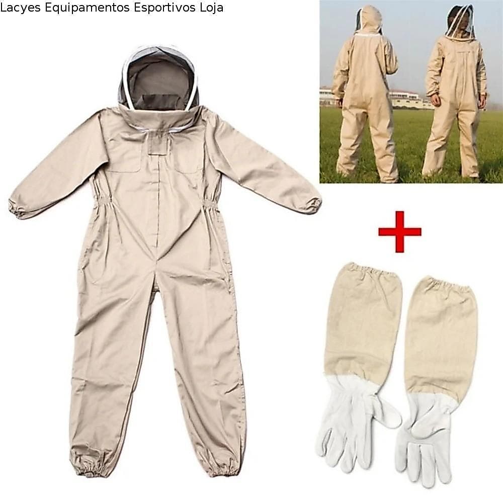 Ternos Protetores De Apicultura LACYES , Terno De Abelha Durável De Grau Profissional Com Luvas , De Mangas Compridas