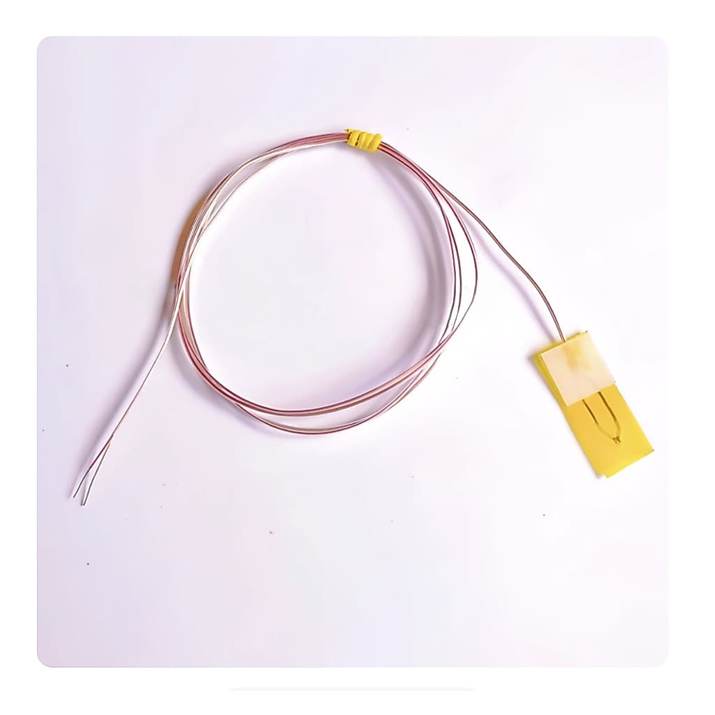Termopar tipo K/T tipo adesivo de superfície/Sensor de temperatura/linha de detecção de temperatura sem plugue 0.5-5M