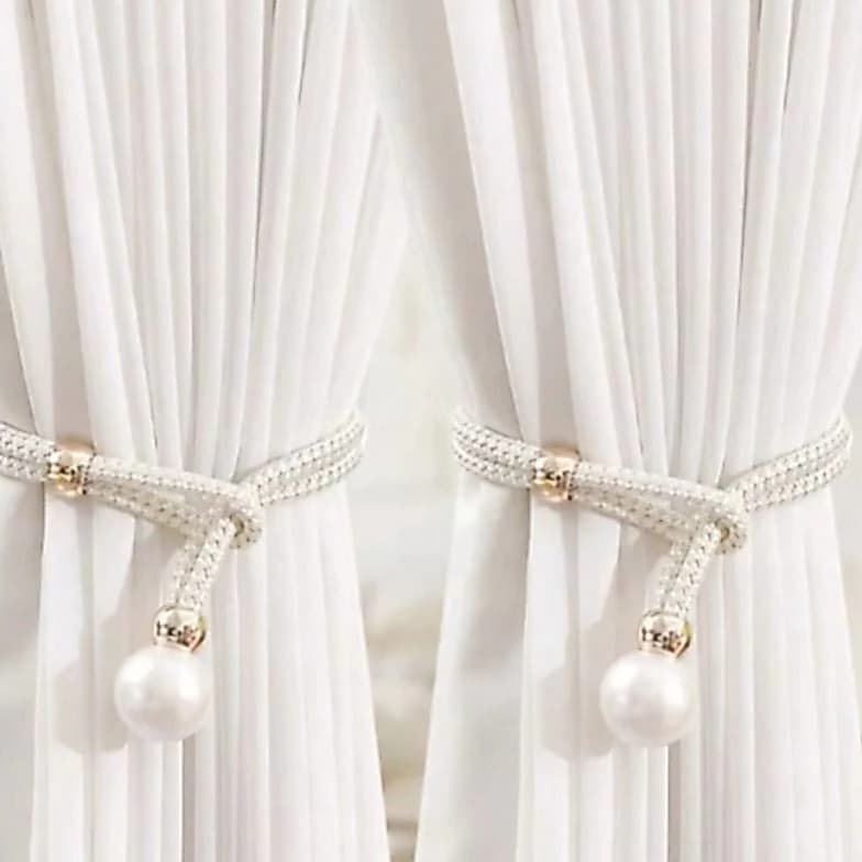 PÊNDULO PARA CORTINA BRANCO/FÁCIL INSTALAÇÃO/DECORAÇÃO PRÁTICA
