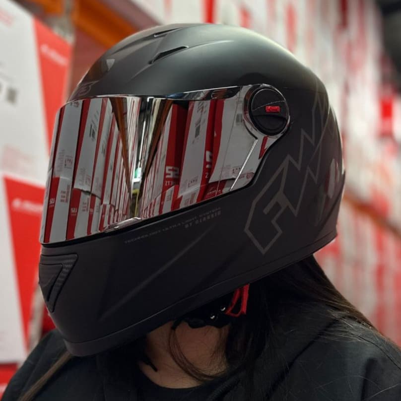 CAPACETE FW3 GT CLASSIC MONOCOLOR PRETO FOSCO SUPER OFERTA + VISEIRA CROMADA NOVIDADE