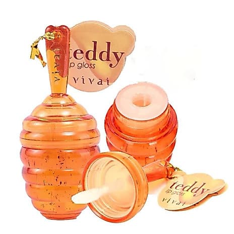 Gloss labial Vivai Teddy Pote de Mel Lip Gloss Honey Bear