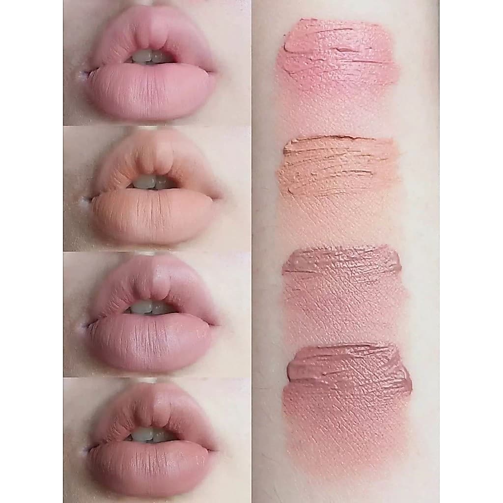 Borracha labial profunda ~ Base labial ocultando cor labial lábios profundos creme Nude creme labial camadas corretivo b