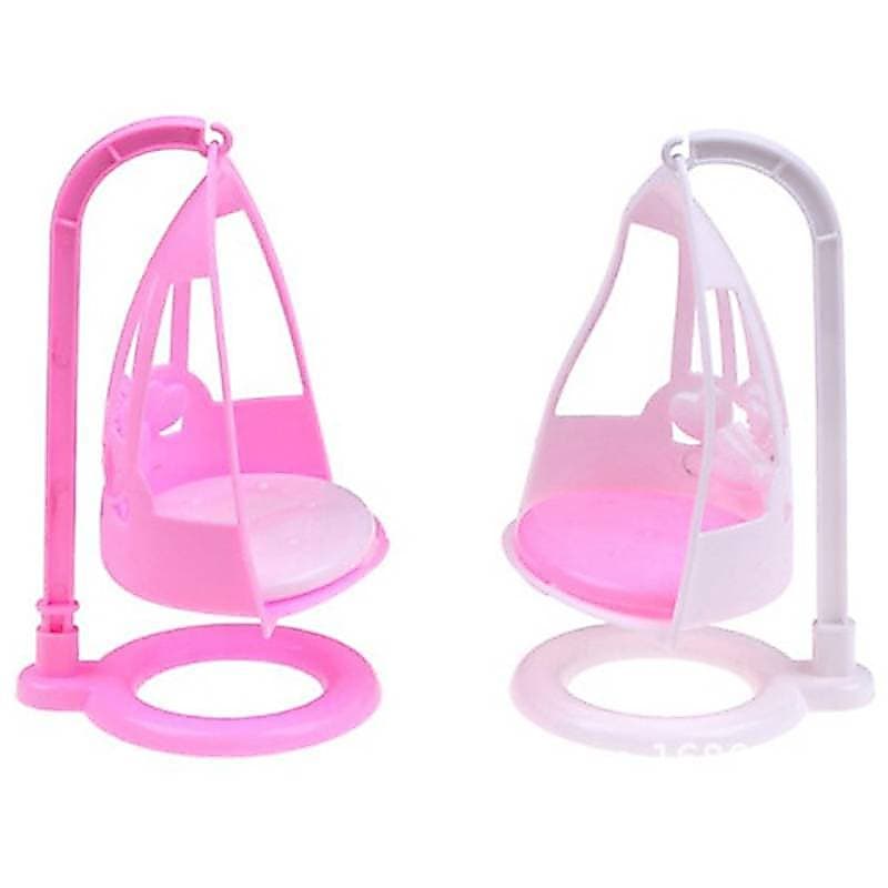 Forforce1 Mini Cadeira De Balanço Para Casa De Bonecas , Móveis Em Miniatura Meninas , Brinquedos , Decoração De Boneca