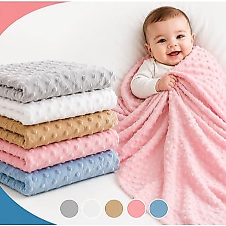 Coberta Pipoquinha Bebe Macia 1,00x0,80 Premium TESTE