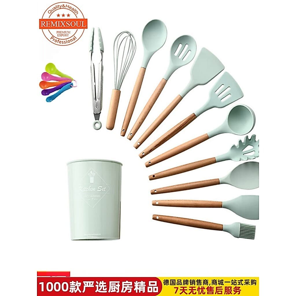 Exportar utensílios de cozinha espátula antiaderente colher de sopa espátula resistente a altas temperaturas Silicone ca