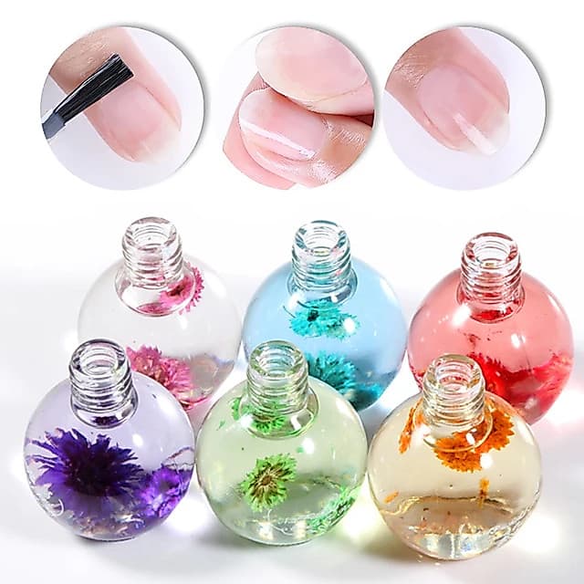 kit c/3 óleo de cutícula para unhas com flores - C&S BAZAR -