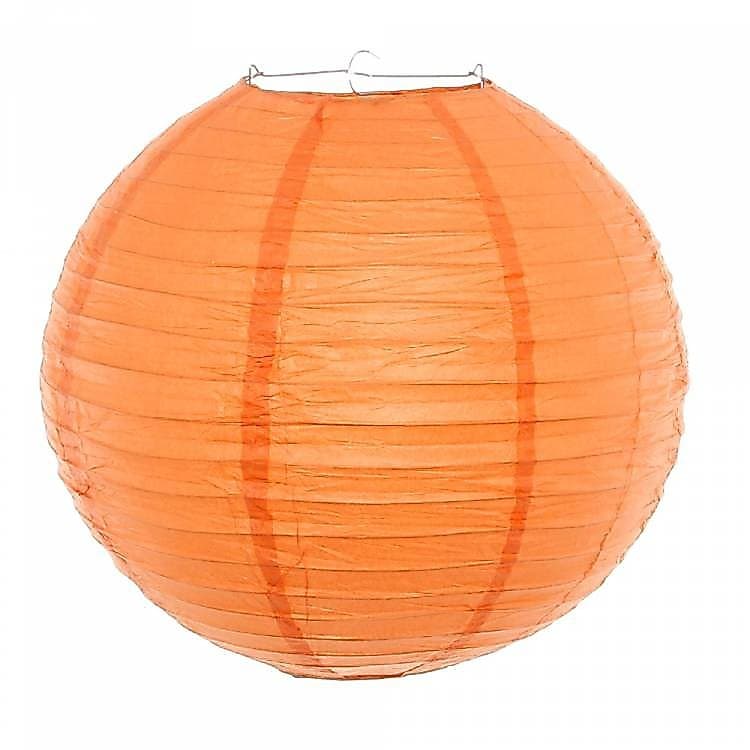 Tyotin luminaria Japonesa de Papel 40cm Laranja
