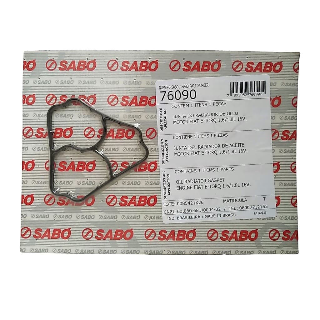 Junta Do Suporte Filtro De Óleo Palio 1.6 16v 2010/... E-TORQ