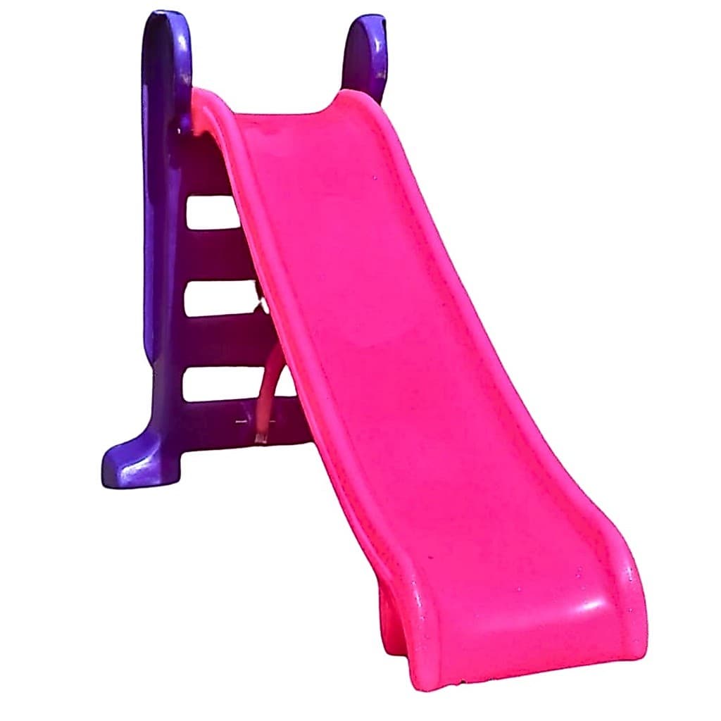 Escorregador Infantil Médio 3 Degraus - Promoção - Rosa e Roxo