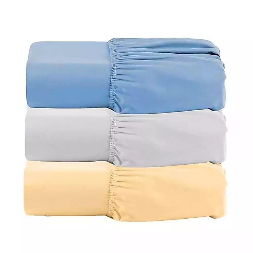 Kit 3 Lençol Avulso Berço Chiqueirinho Camping Elástico 100% Algodão Varias Cores