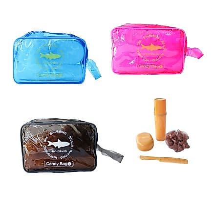 Kit Para Viagem De Plástico Candy Bag Com 04 Peças