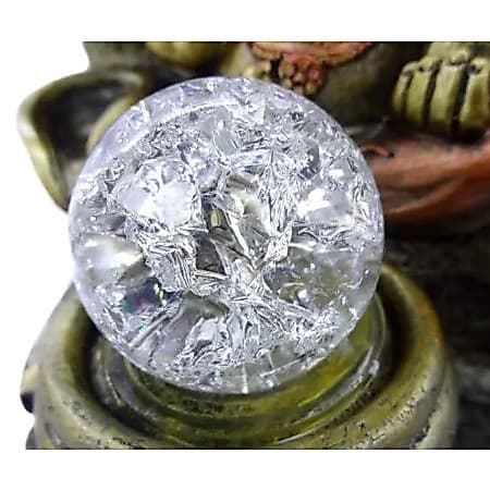 Bolinha De Vidro Bola Para Fonte De Água Esfera Cristal 4 Cm