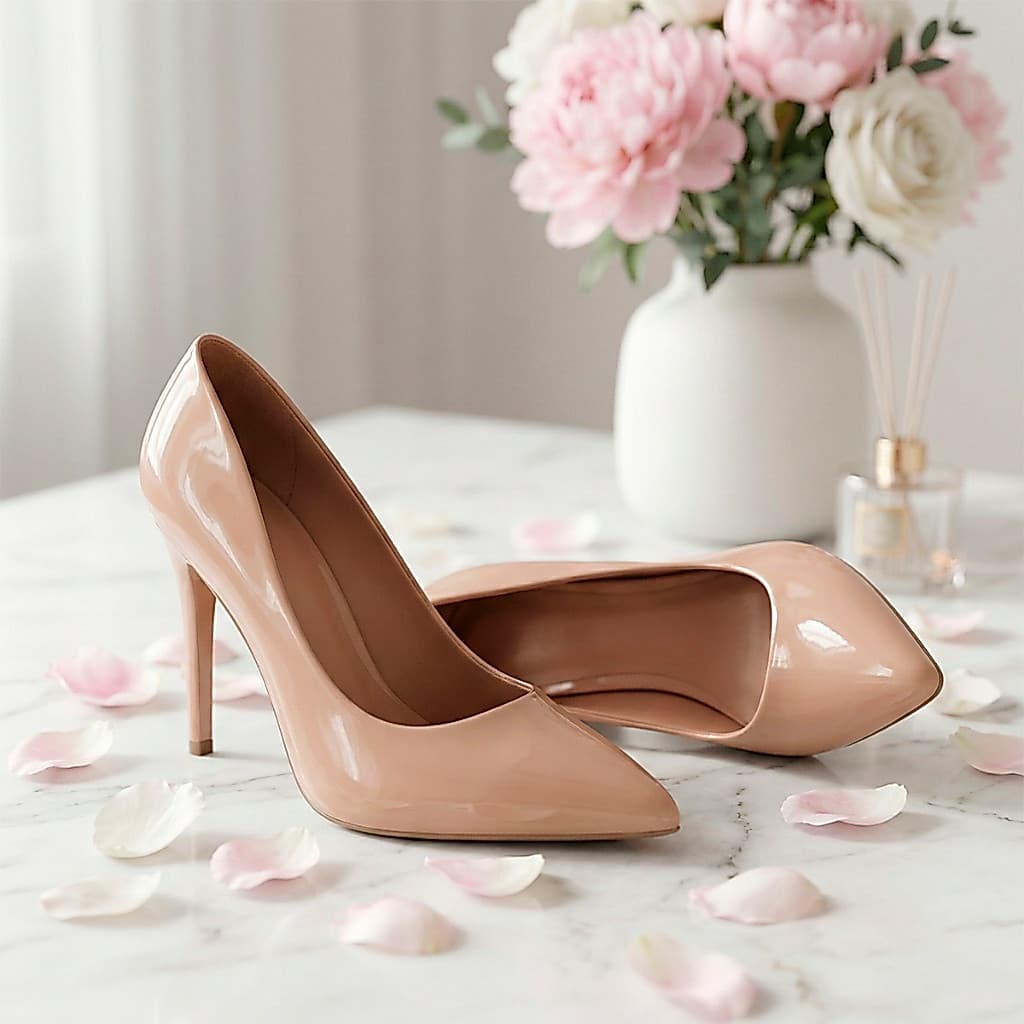 Sapato Scarpin Feminino Salto 9cm Verniz Clássico Confortável