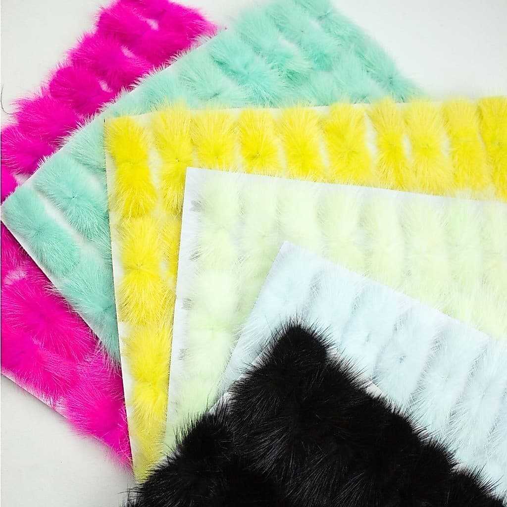 Pompom Bigode 5 Unidades 7cm Para Laço Tiara Varias Cores