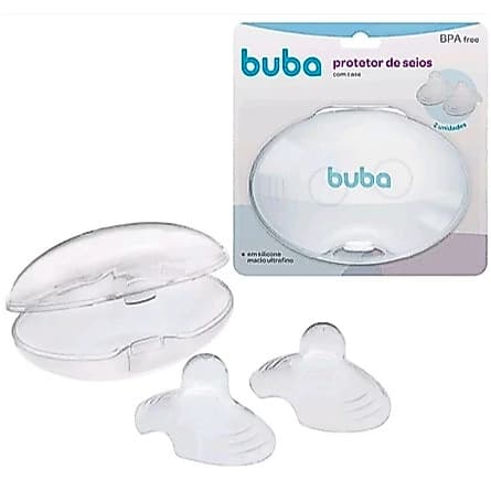 Kit Protetor de Silicone para Seios 5 Furos Proteção para Mamilo BUBA