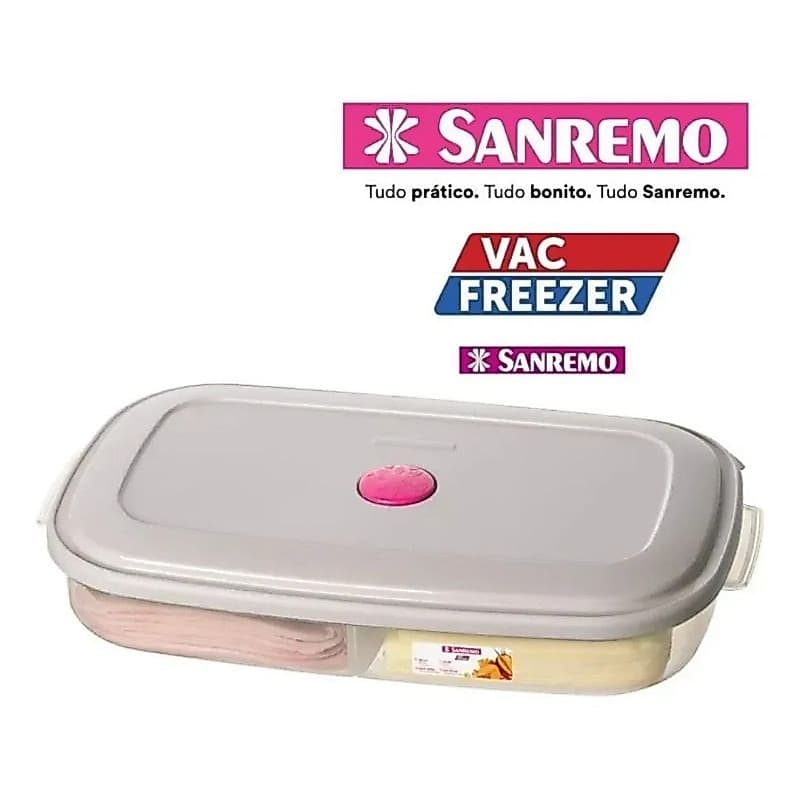 PORTA FRIOS PLÁSTICO SANREMO VAC FREEZER 1,080ML