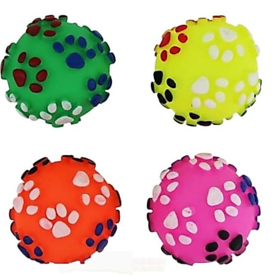 Brinquedo Pet Kit Com 2 Bola Mordedor Com Som Para Cachorro e Gato Cães Pet Shop
