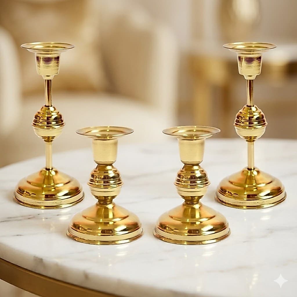 Conjunto Casticais para Altar 4 pecas