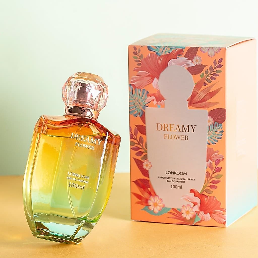 Perfume Feminino LONKOOM Dreamy Flower - 100ml  Fragrância Floral e Sonhadora
