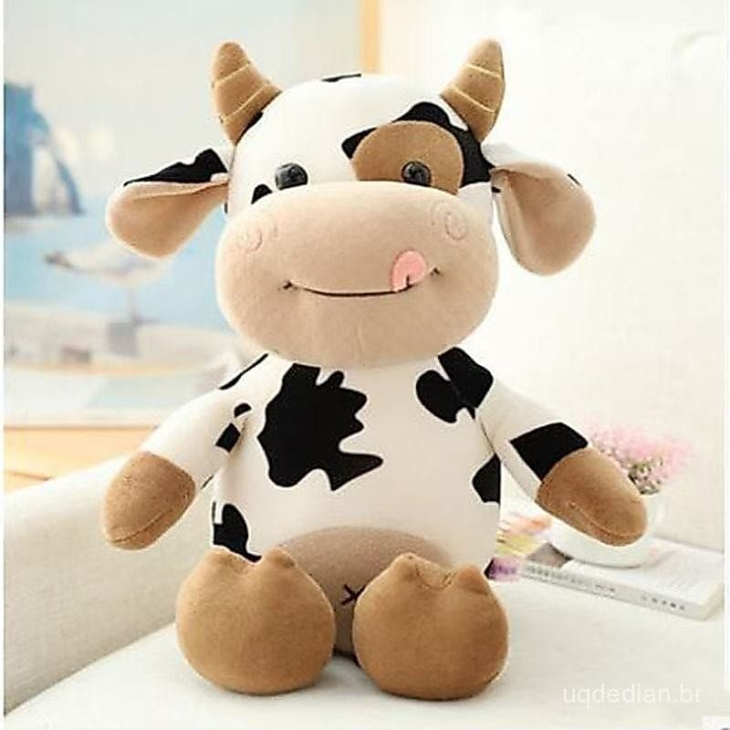 Vaca De Pelúcia Ursinho De Vaquinha Bichinho De Pelúcia 30cm