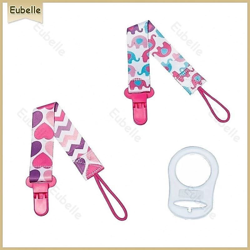 2 pcs prendedor clipe chupeta com 1 adaptador de chupeta porta chupeta de bebê mordedor anti queda
