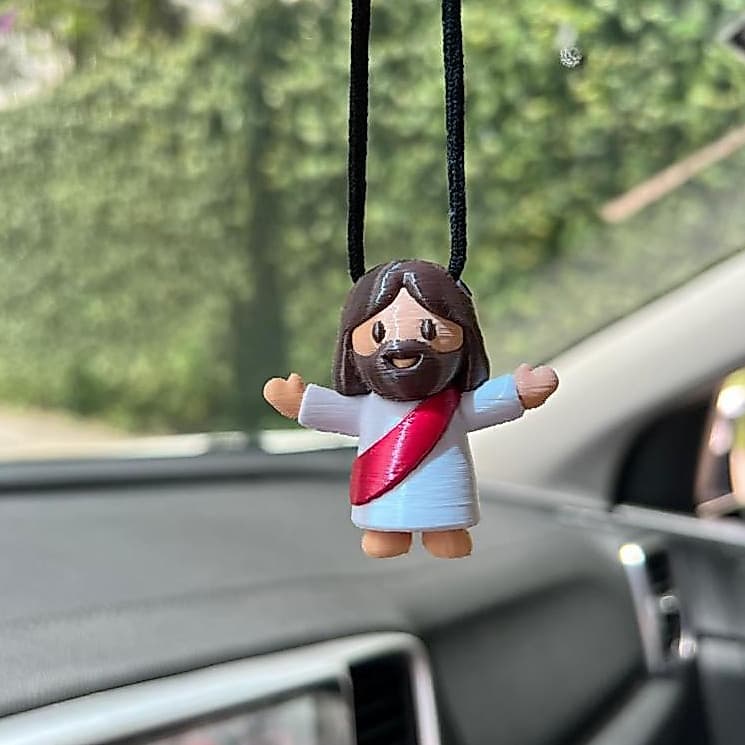 Decoração para Interior de Carro, Caminhão e outros Jesus Cristo (Enfeite e Acessórios para Carros)