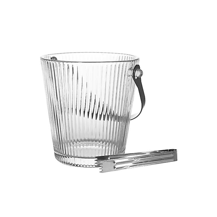 Balde de Gelo em Vidro c/ Pegador Versalhes 1 Litro - Lehavi