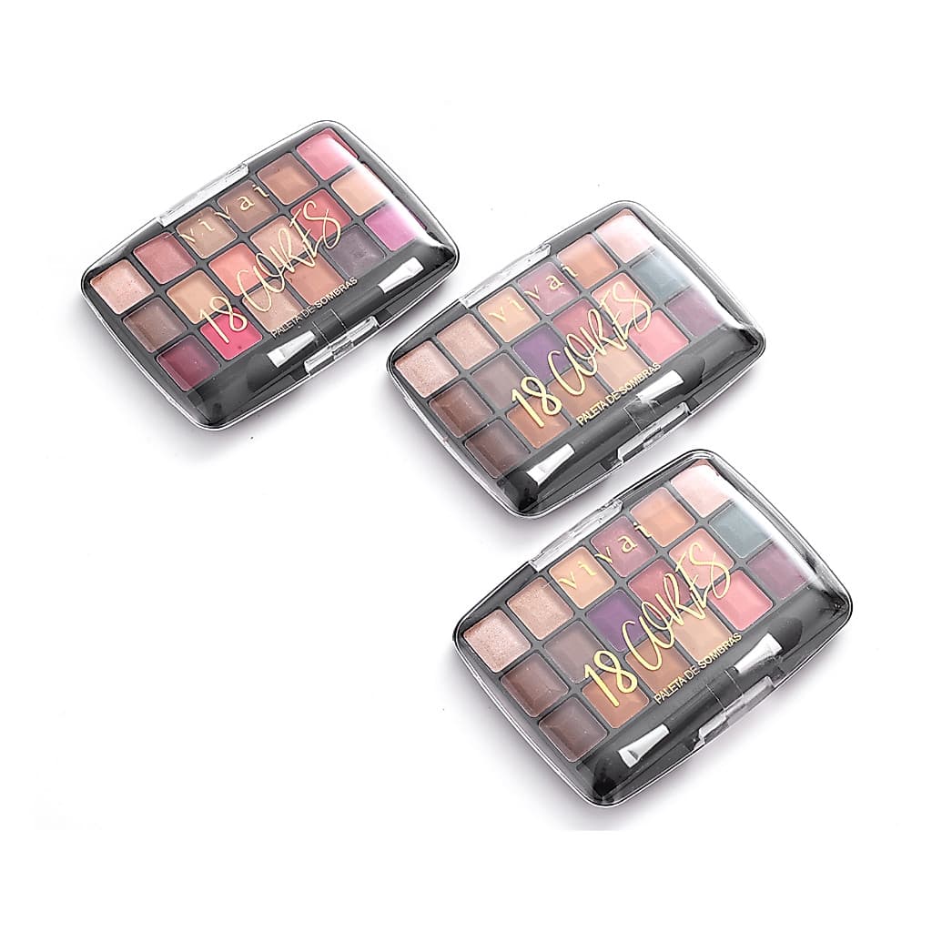 Estojo de Sombra Matte Vivai 18 Cores - Escolha sua Paleta