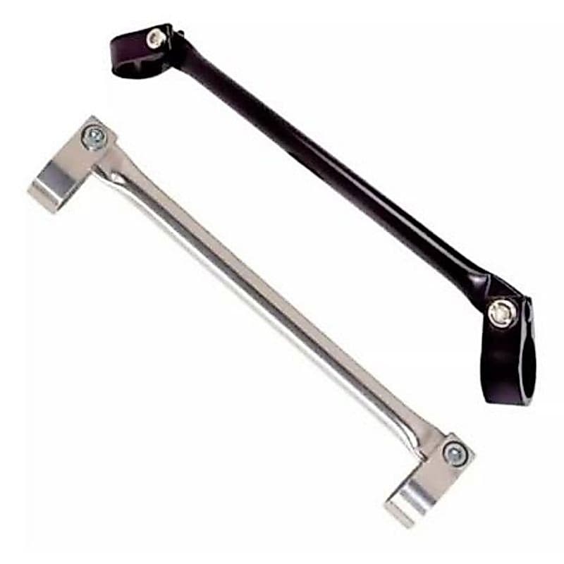 Barra Travessa De Guidão Moto Bike Preto 230mm - Reforço Estrutural, Visual Moderno, Alumínio Resistente