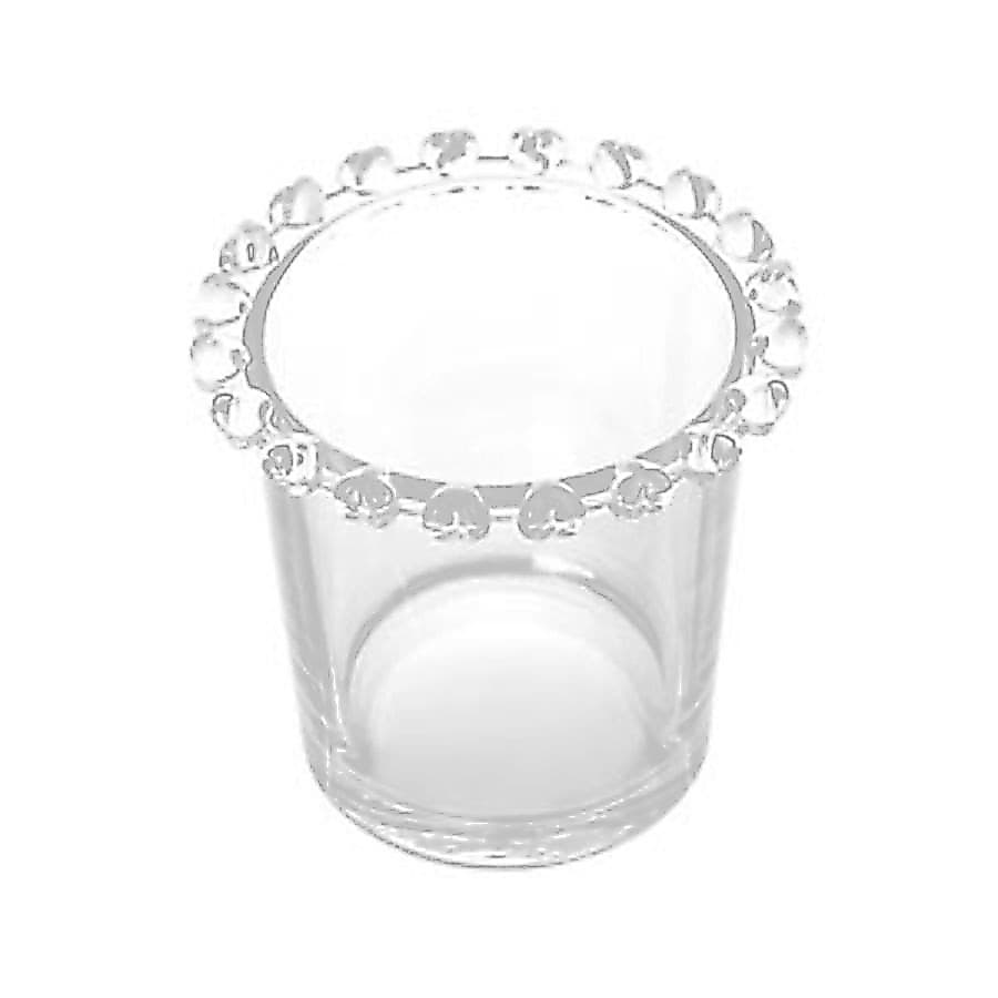 Porta Colher Porta Talher de Cristal Coração 8,5x8cm - Lyor