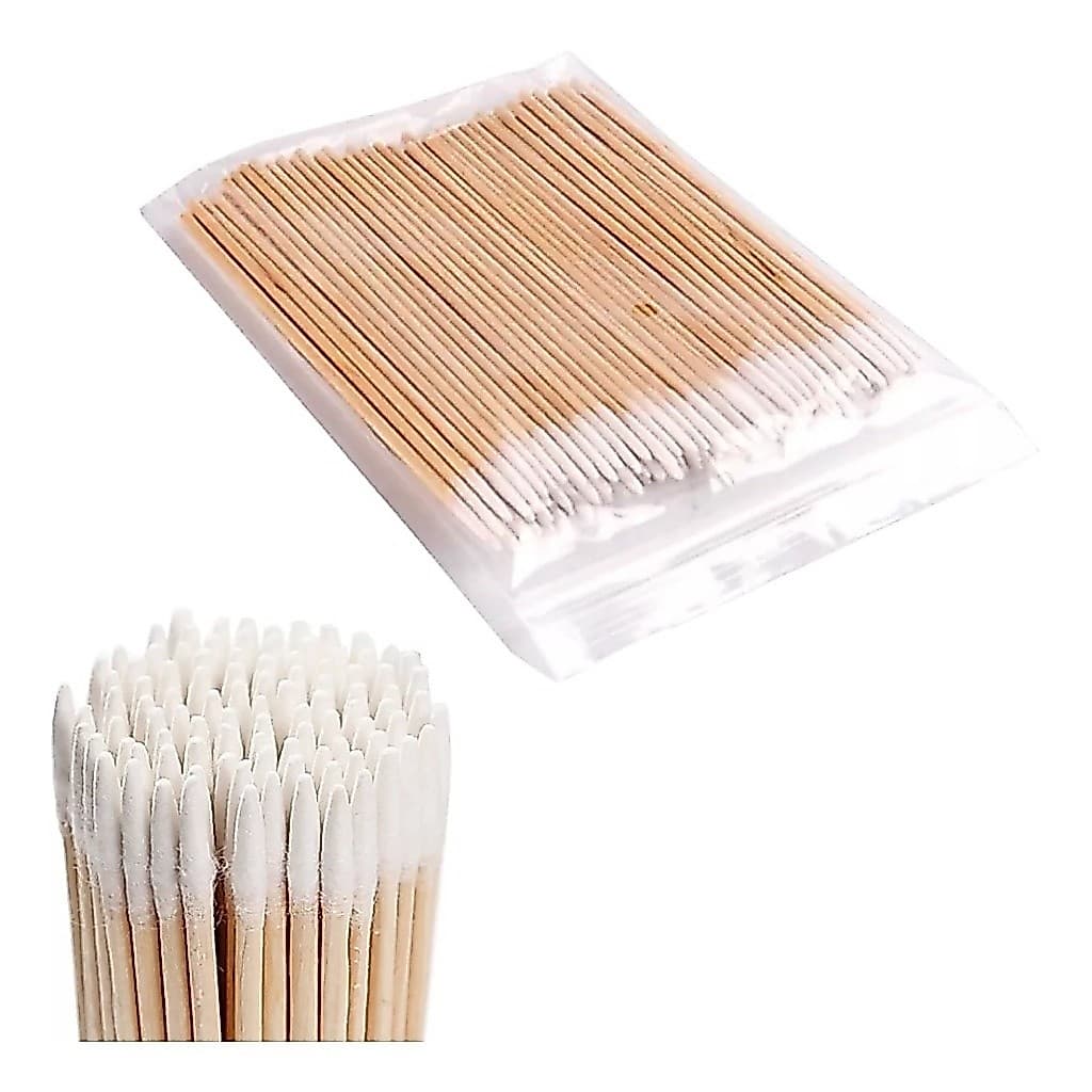 500 Palitos Algodao Aplicadores Henna Sobrancelhas Profissional Designer Remocao de Renna