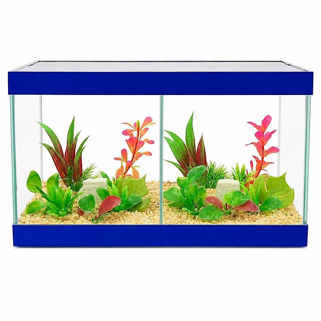 Kit Aquário Betta Completo com Ração e Anticloro Aquário para Peixe Betta Decorado 4 Litros