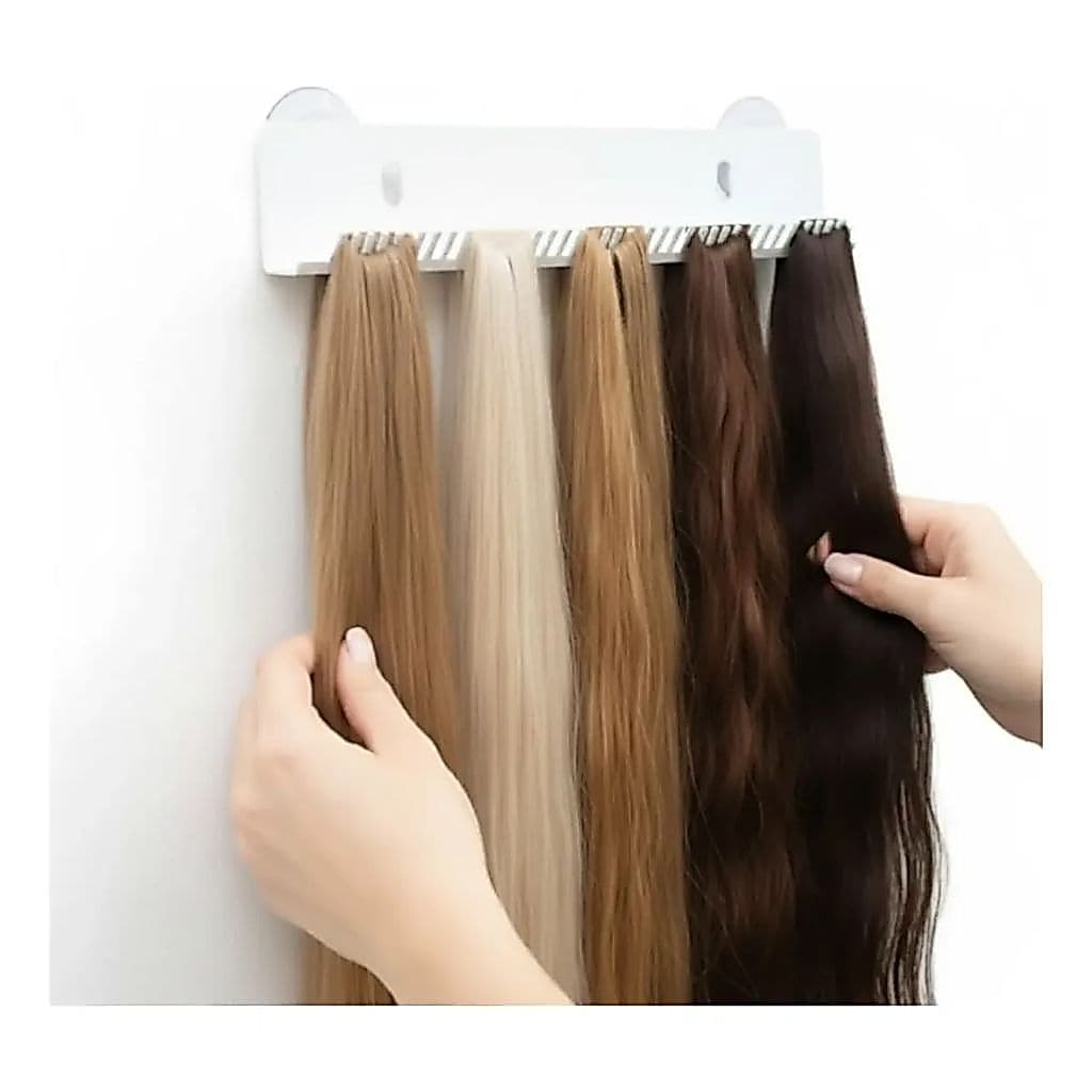 Expositor De Extensões De Cabelo Para Salão Mega Hair