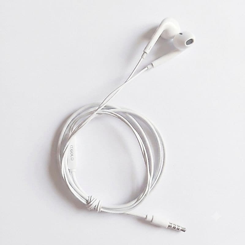 Fone de Ouvido com Fio P2 com Microfone Estéreo Branco