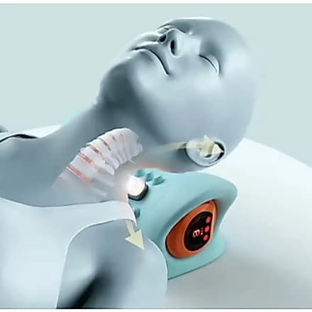 Massageador Elétrico Pescoço Cervical Portátil com Aquecimento e Vibração Recarregável Alívio da Tensão Muscular Relaxam