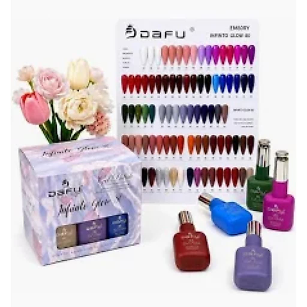 Esmalte em Gel Dafu Infinite Glow 12ml – Coleção com 80 Cores | Sem HEMA e TPO