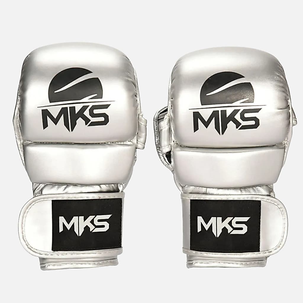 Luva MMA Prata Shooter MKS Combat