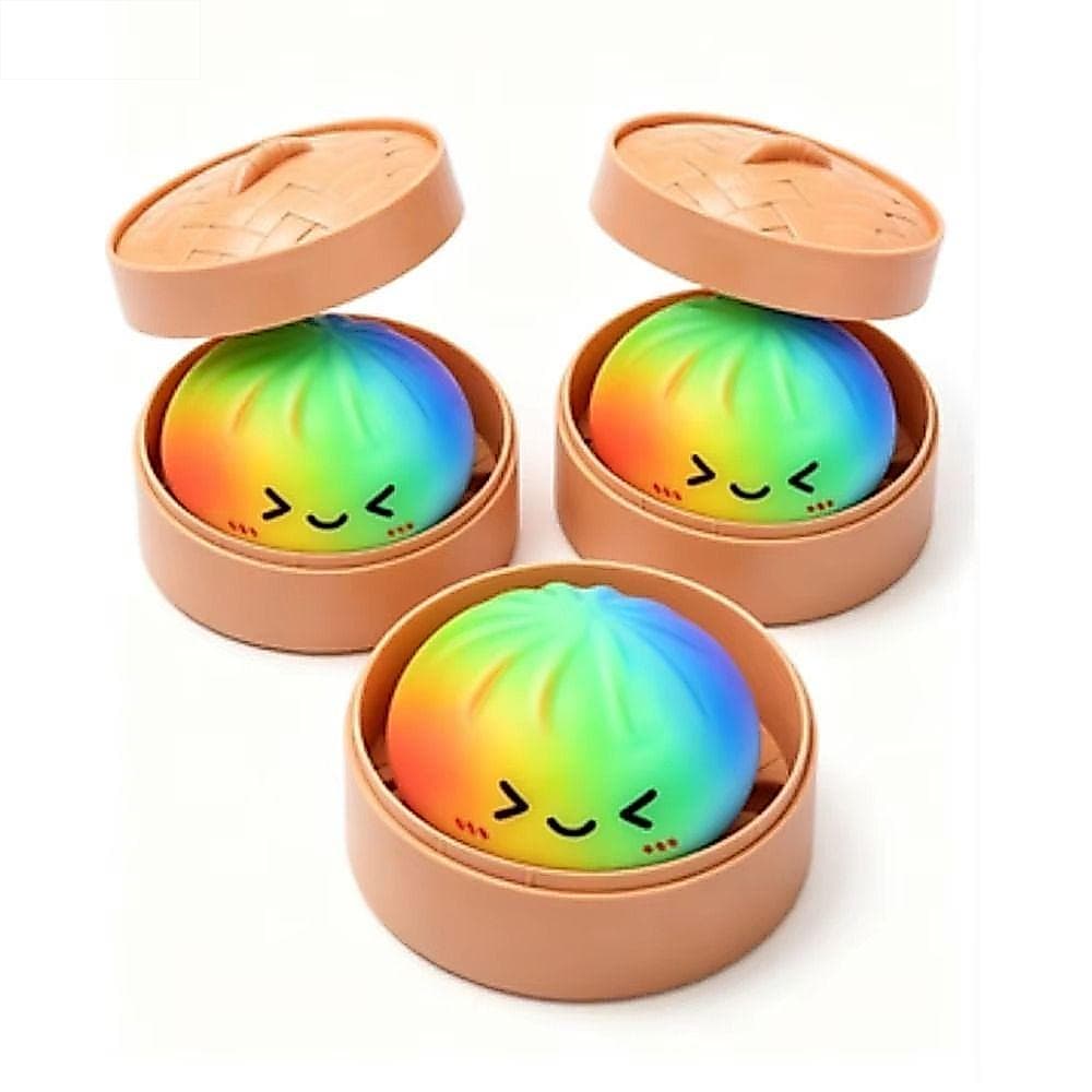 SOLDOI Bolinho Mole , Brinquedos Moles De Macio Bonito Da Cor Do Arco-Íris , Bola Sensorial Pitada Recuperação Lenta